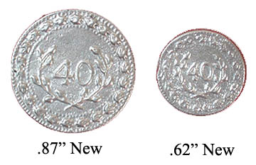 40th Regt Buttons
